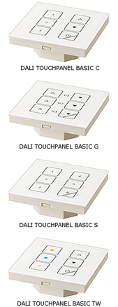 Tridonic DALI TOUCHPANEL BASIC